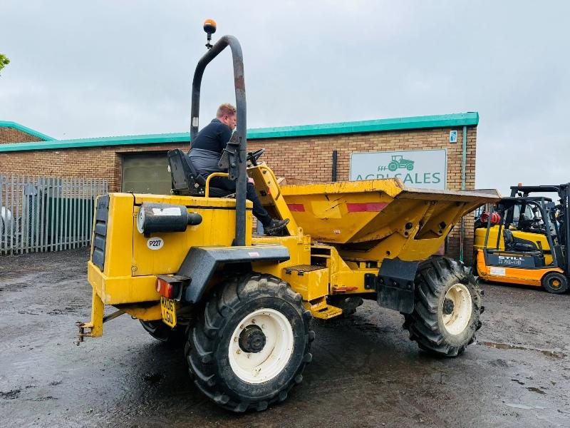 BARFORD SXR6000 SWIVLE TIP DUMPER*C/W ROLL BAR*VIDEO*