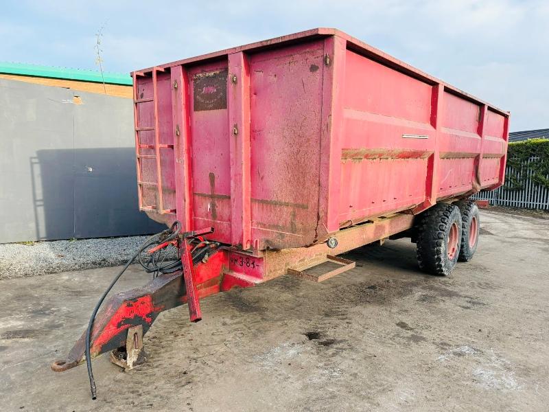 RICHARD WESTERN 12 TONNE TIPPING TRAILER*VIDEO*