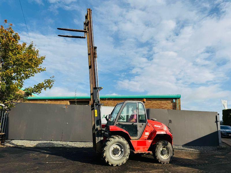 MANITOU M30-4 FORKLIFT*YEAR 2017*C/W PALLET TINES*PICK UP HITCH*VIDEO*