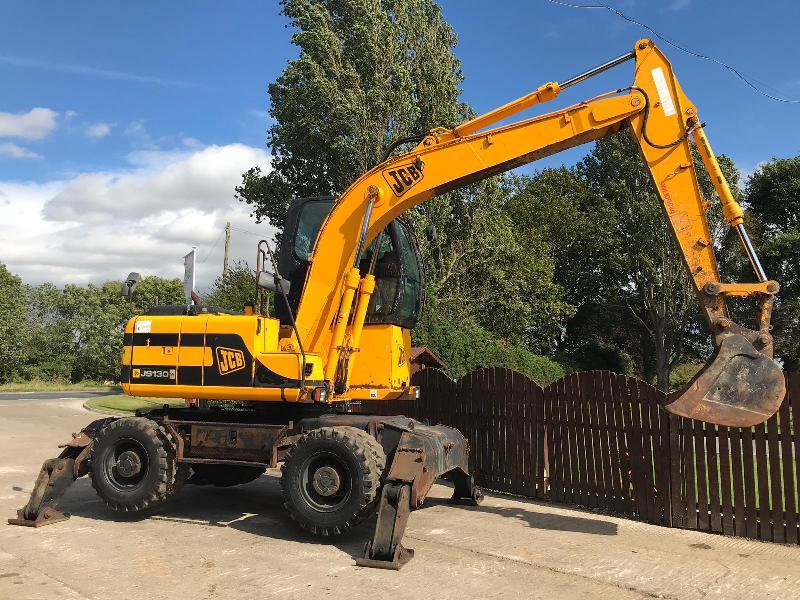 JCB JS130W HIGH RISED CAB WHEELED EXCAVATOR ( PLEASE SEE VIDEO )