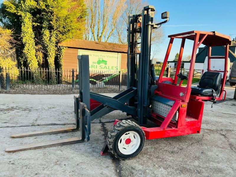 KOOIAAP FORK TRUCK C/W KUBOTA ENGINE & HYDRAULIC PUSH OUT HEAD STOCK *VIDEO*