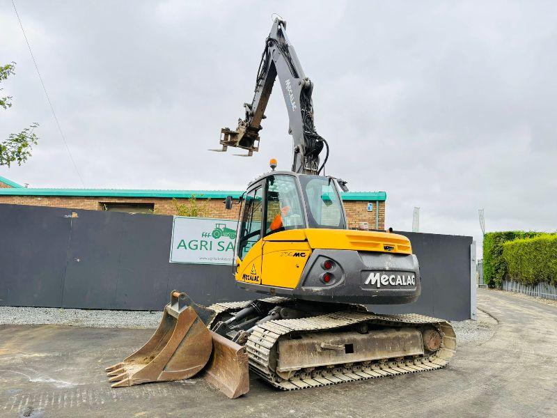 MECALAC 714MC EXCAVATOR*YEAR 2012*C/W 3 PIECE BOOM*VIDEO*