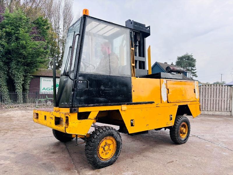 LANCER BOSS 437/MKVA-1 SIDE LOAD DIESEL FORKLIFT C/W PERKINS ENGINE *VIDEO*