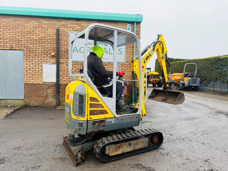 WACKER NEUSON ET16 EXCAVATOR*YEAR 2019*C/W BUCKET*VIDEO*