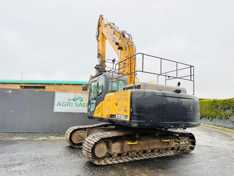SANY SY215C TRACKED EXCAVATOR*C/W SAFETY GUARDS*VIDEO*