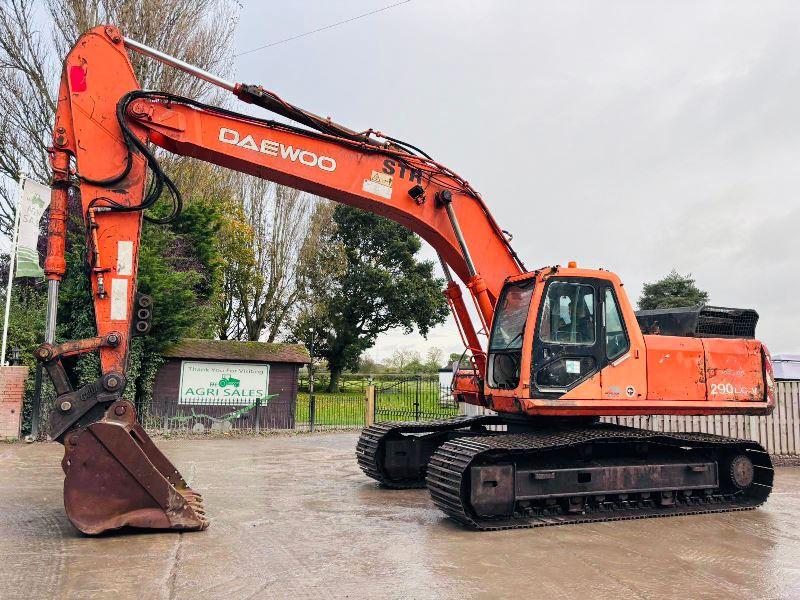 DAEWOO 290SL-V EXCAVATOR C/W QUICK HITCH & BUCKET *VIDEO*