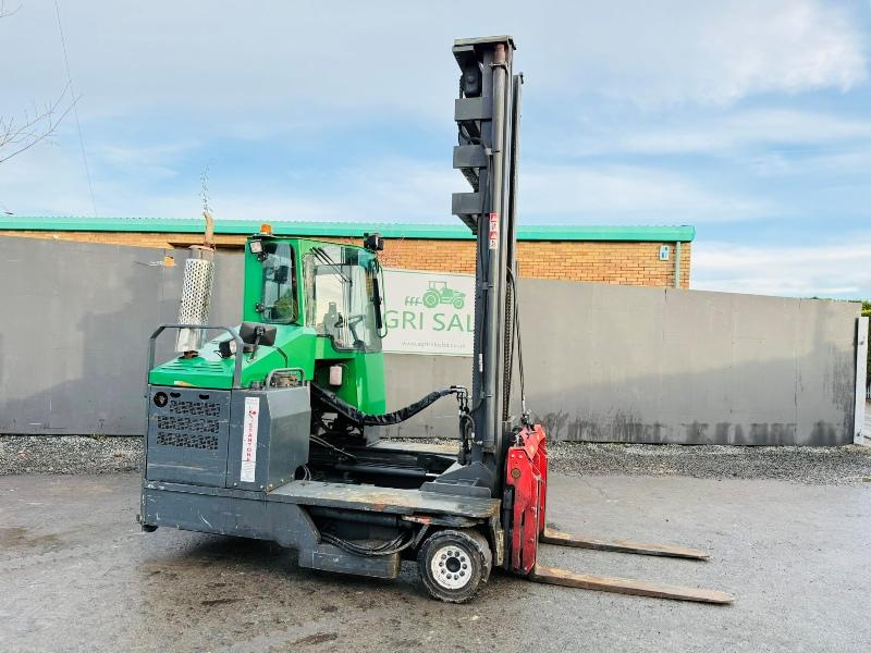 COMBILIFT C4000 GAS FORKLIFT*C/W FORK POSITIONER*VIDEO*