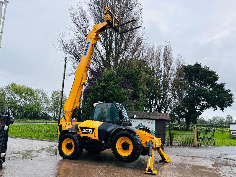 JCB 535-140 HI VIZ 4WD TELEHANDLER *YEAR 2014, 14 METER REACH* C/W TINES *VIDEO*