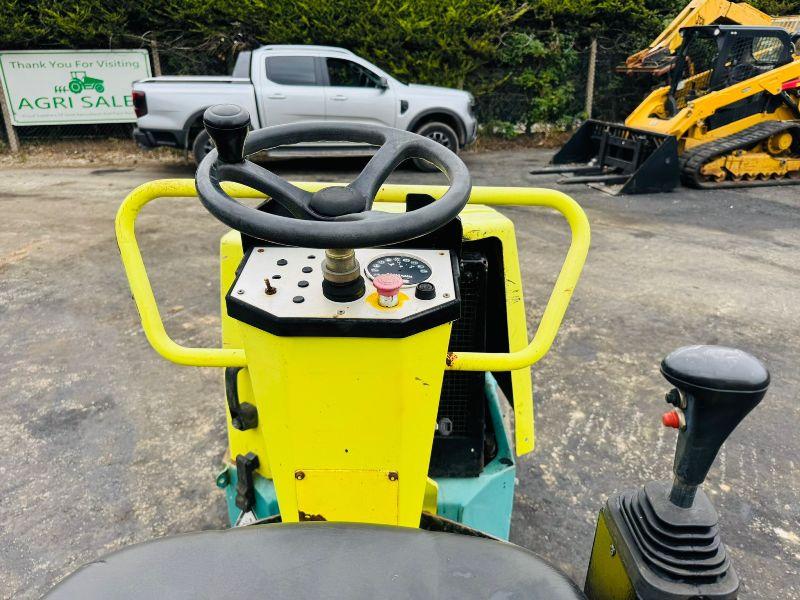 AMMANN AV12-2 VIBRATING DOUBLE DRUM ROLLER*C/W ROLL BAR*VIDEO*