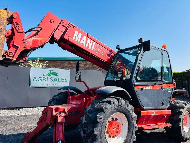 MANITOU MT1233 ST TURBO TELEHANDLER *C/W PALLET TINES*