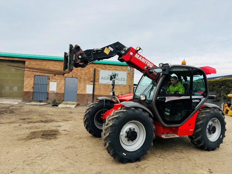 MANITOU MLT 634-120 LSU PS TELEHANDLER*C/W PALLET TINES*YEAR 2013*VIDEO*