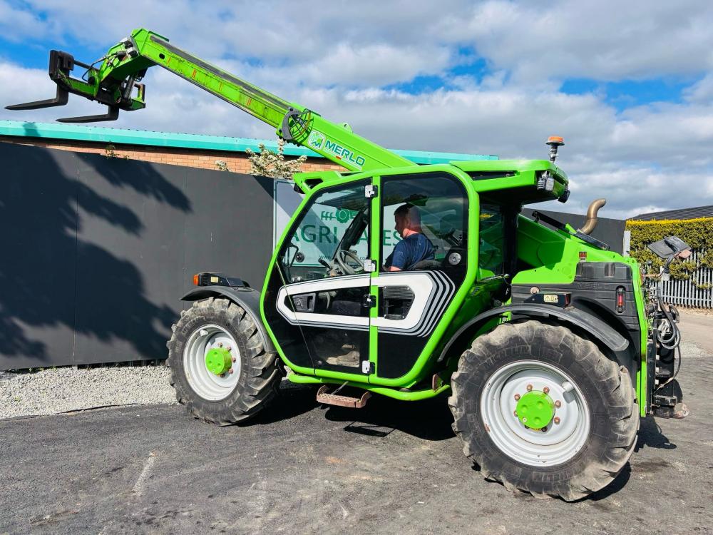 MERLO TF33.7 115 TURBO TELEHANDLER*AG SPEC *C/W PALLET TINES*YEAR 2017*VIDEO*
