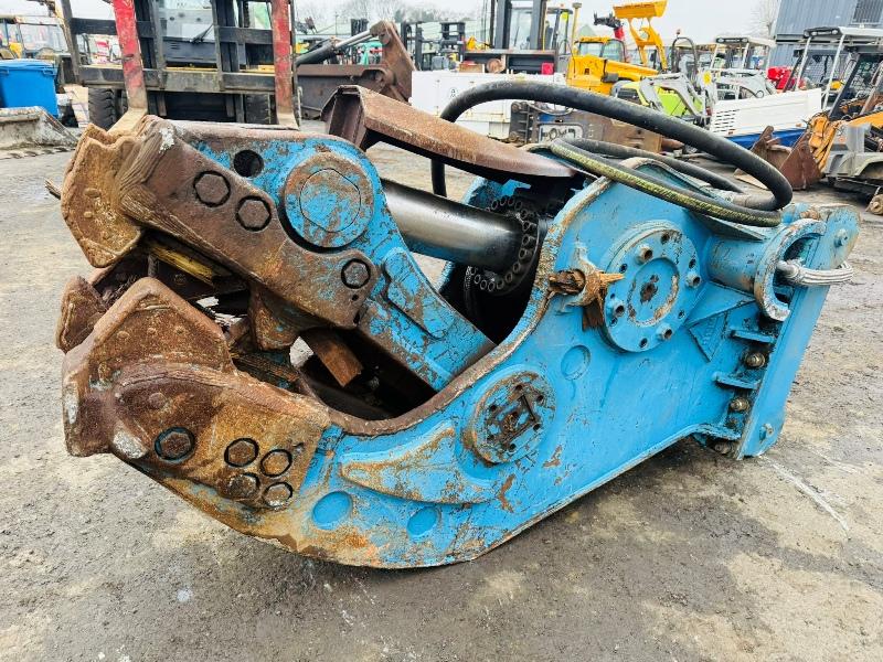 HEAVY DUTY HYDRAULIC DEMOLITION GRAB/GRAPPLE*C/W QUICK HITCH*VIDEO*