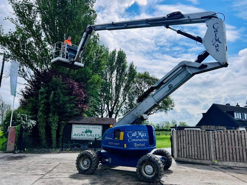 JLG 600AJ AIREL PLATFORM * 60FT REACH * C/W TELESCOPIC BOOM *VIDEO*