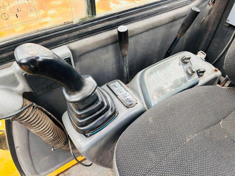 KOMATSU PW95R 4WD WHEELED EXCAVATOR C/W QUICK HITCH & RAILWAY GEAR *VIDEO*