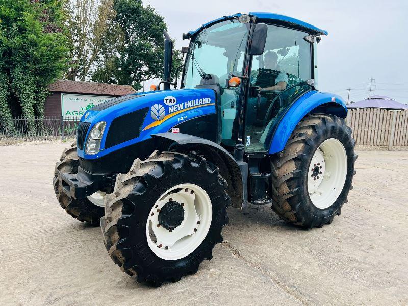 NEW HOLLAND T4-95 4WD TRACTOR *YEAR 2014, ONLY 2909 HOURS* VIDEO *