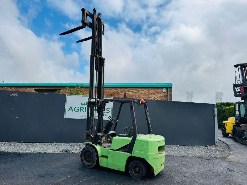 DAEWOO D30S-3 CONTAINER SPEC FORKLIFT*SMOKEY ENGINE*VIDEO*