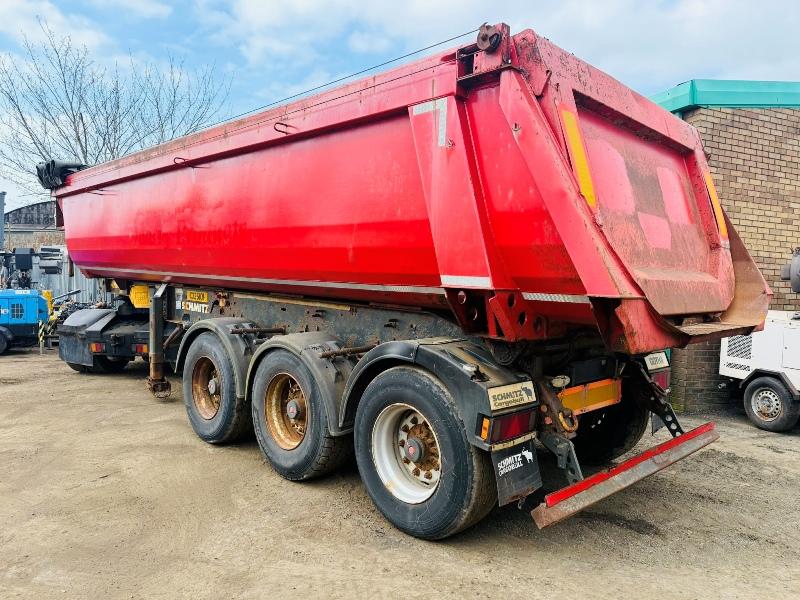 SCHMITZ TRI AXLE BULK TIPPING TRAILER*C/W EASY SHEET*VIDEO*