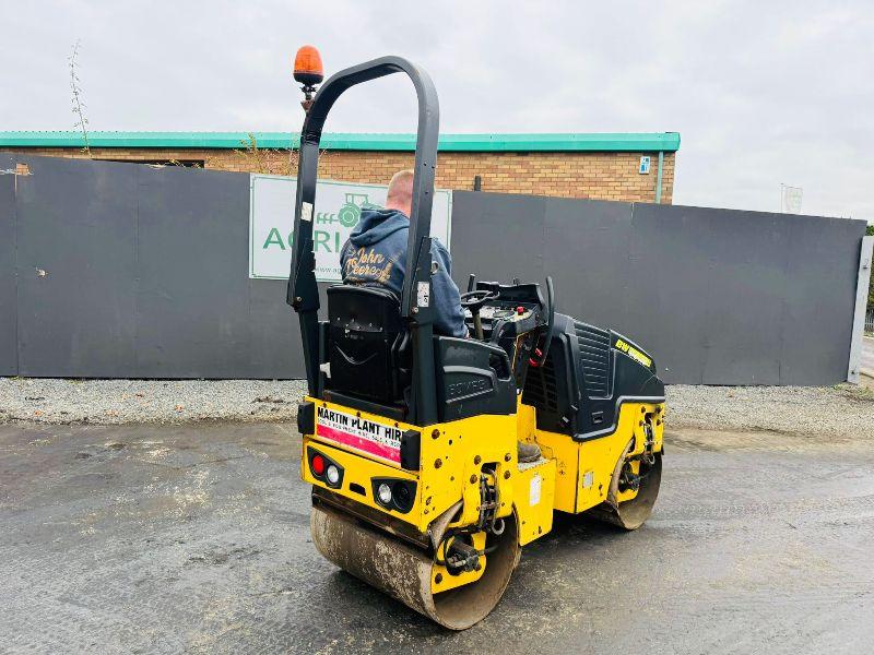 BOMAG BW 80AD-5 TANDEM ROLLER*YEAR 2015*C/W KUBOTA ENGINE*VIDEO*