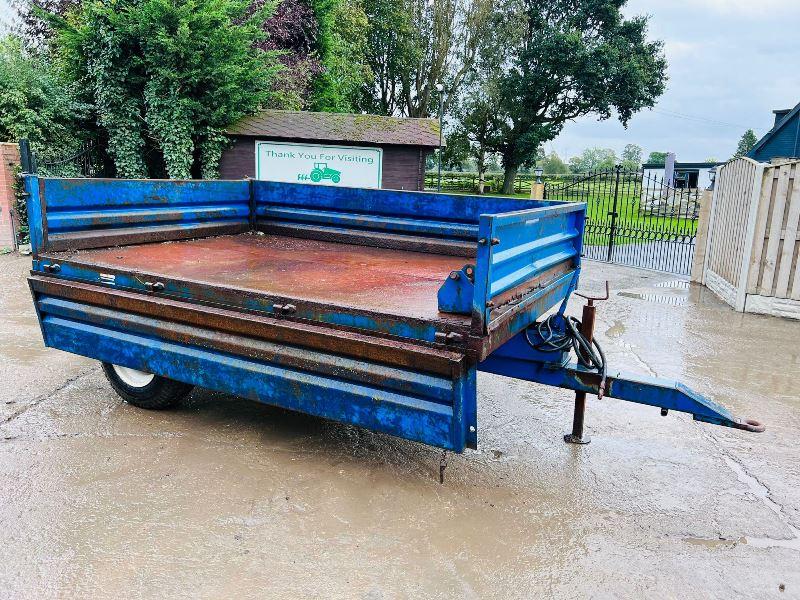 DS4 STEEL TIPPING TRAILER C/W DROP SIDE BODY *VIDEO*