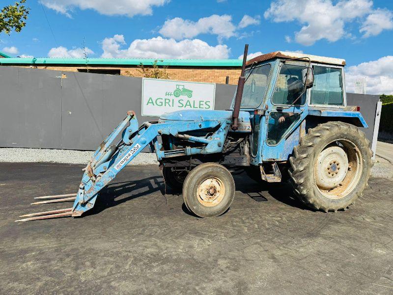 LEYLAND 272 TRACTOR*C/W POWER LOADER AND MUCKFORK*VIDEO*