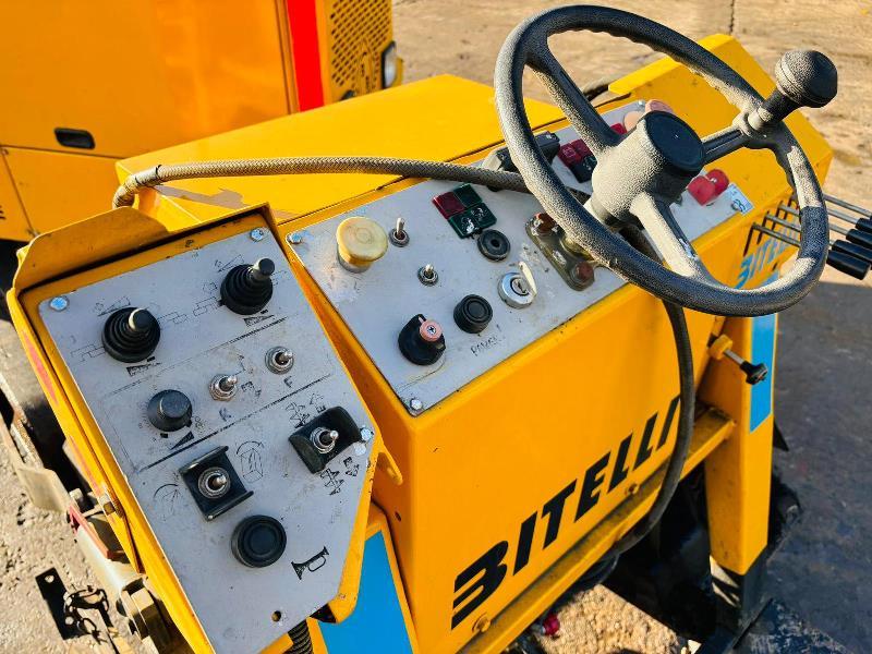 BITELLI BB611 TRACKED ASHPELT PAVER C/W 360 DEGREE SLEW HOPPER *VIDEO*