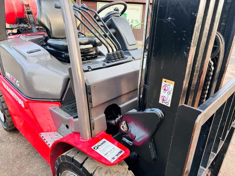 MANITOU MI35G CONTAINER SPEC FORKLIFT *YEAR 2016, 2070 HOURS* C/W SIDE SHIFT *VIDEO*