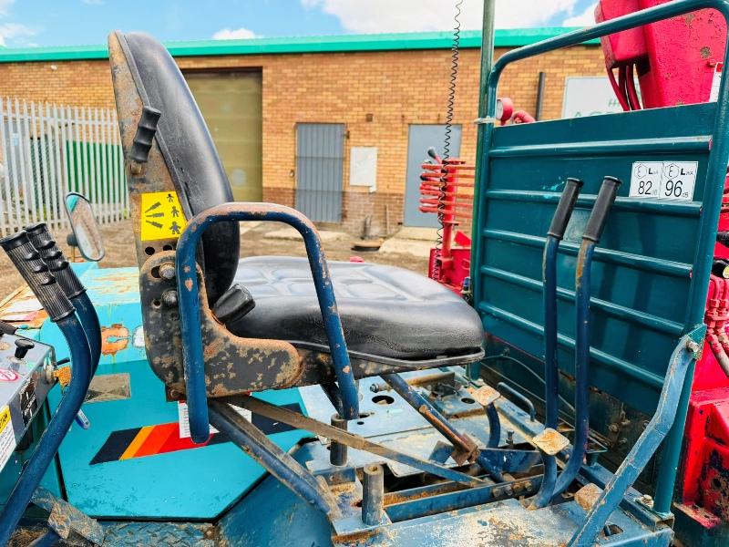 YANMAR C30R TRACKED MOBILE CRANE*C/W RUBBER TRACKS*VIDEO*
