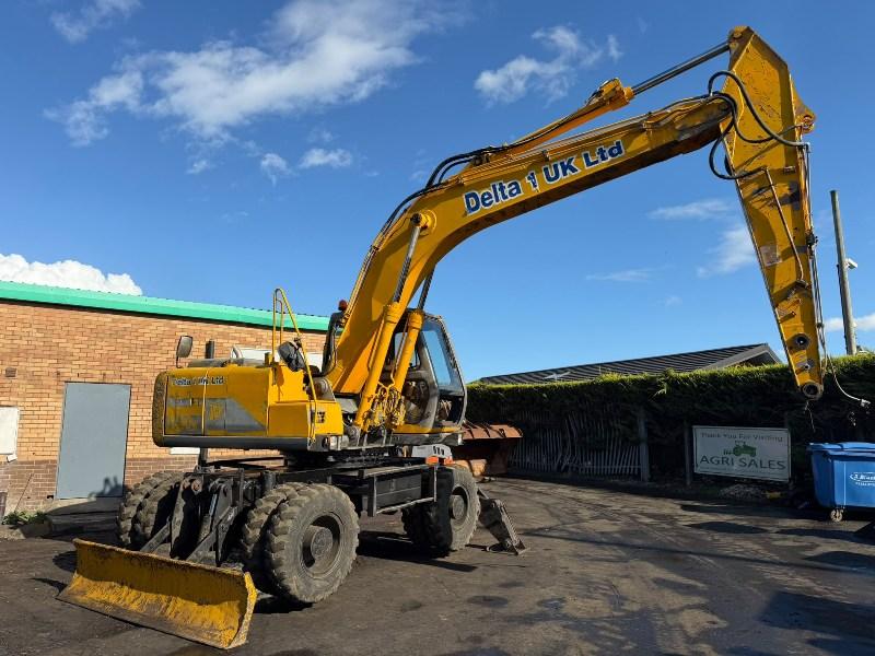 JCB JS160W WHEELED EXCAVATOR*C/W FRONT BLADE*VIDEO*