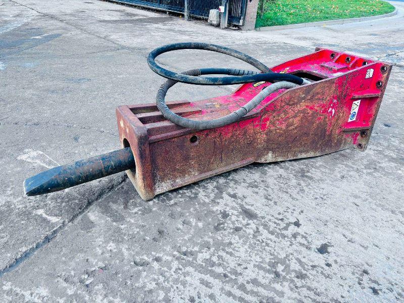 SOCOMEC MDO 1600TS HYDRAULIC HAMMER * YEAR 2015 * VIDEO *