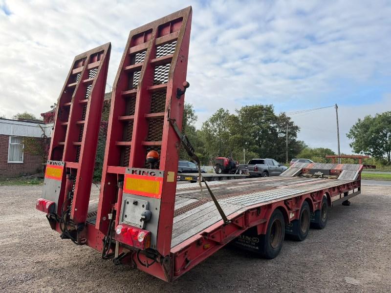 KING LOW LOADER TRAILER*C/W RAMPS AND WINCH*YEAR 2008*VIDEO*