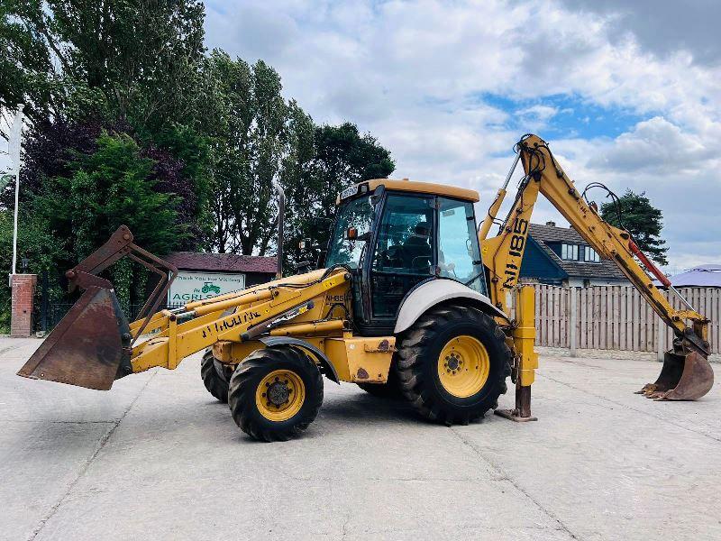NEW HOLLAND NH85 4WD BACKHOE DIGGER C/W REAR QUICK HITCH & EXTENDING DIG*VIDEO*