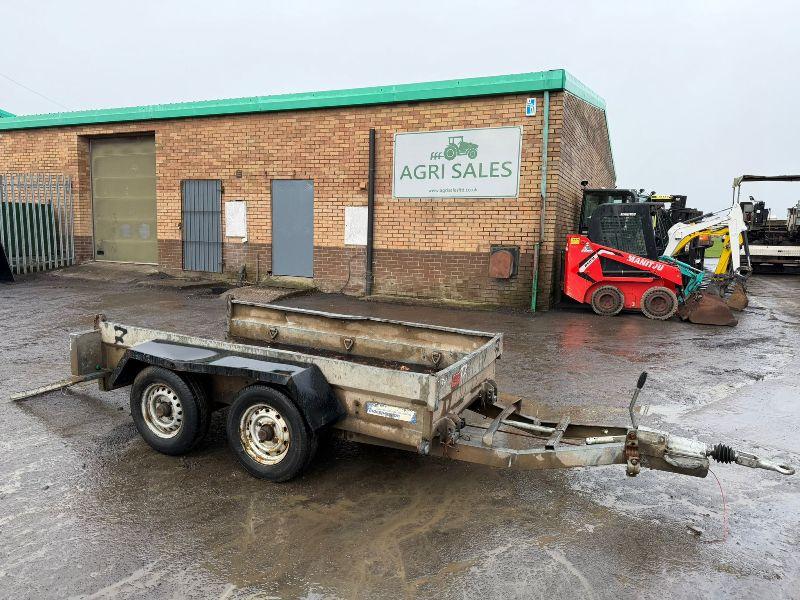DOUBLE AXLE TRAILER*C/W DROP DOWN RAMP*VIDEO*