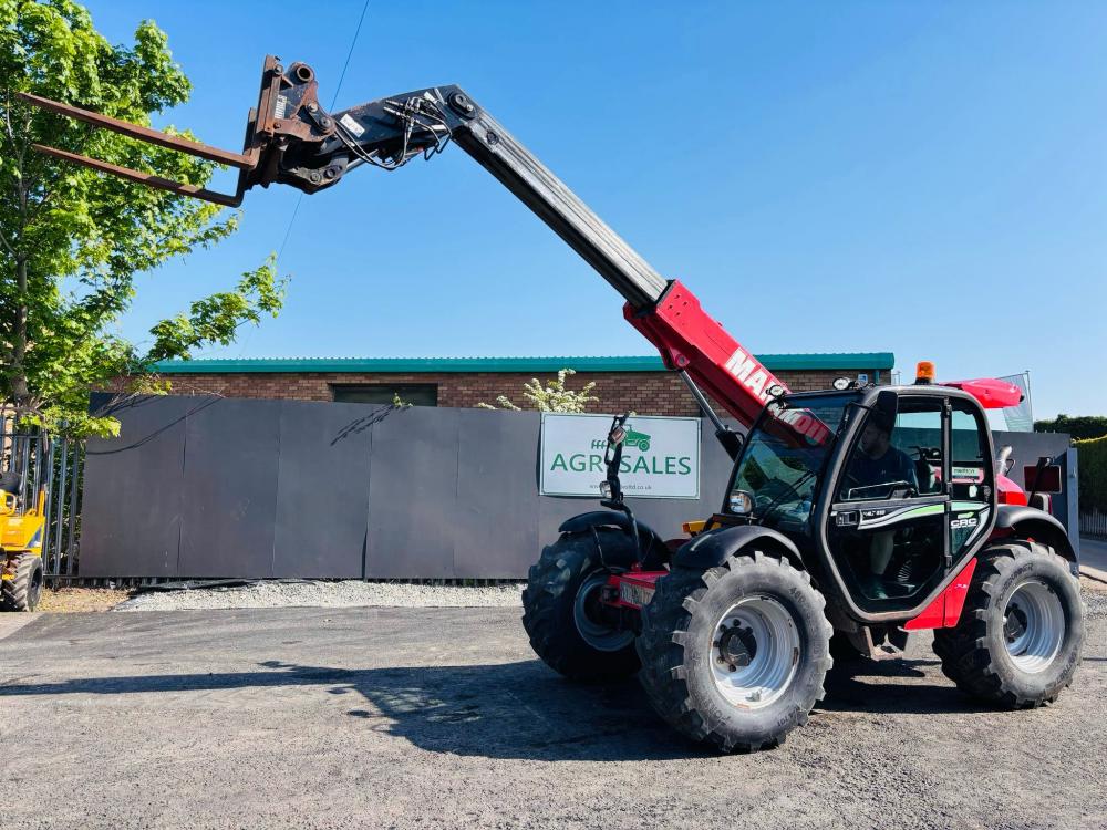 MANITOU 629 TURBO TELEHANDLER *AG SPEC* C/W PALLET TINES*YEAR 2016*VIDEO*