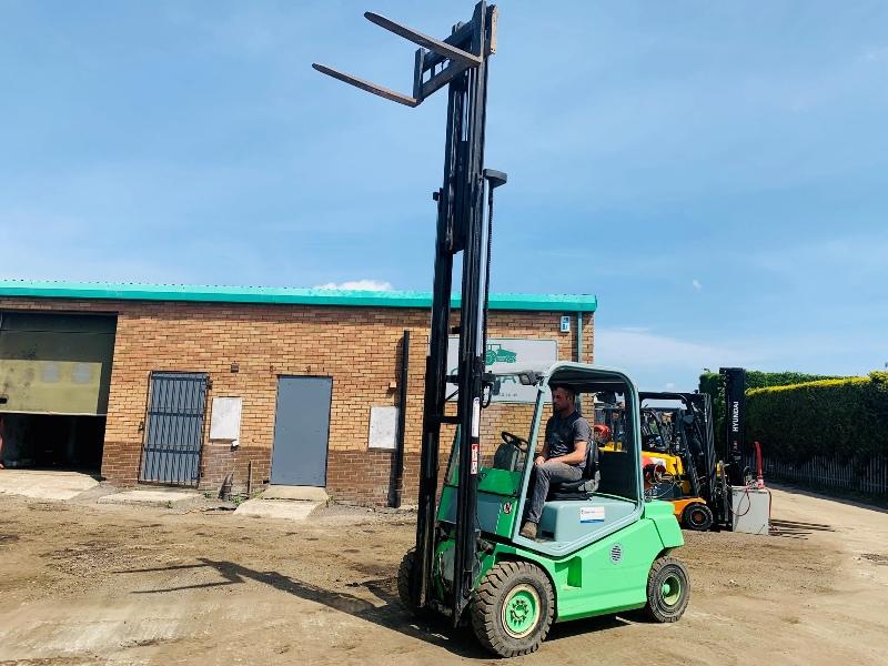 CESAB DRAGO 250E GAS FORKLIFT*C/W SIDESHIFT*VIDEO*