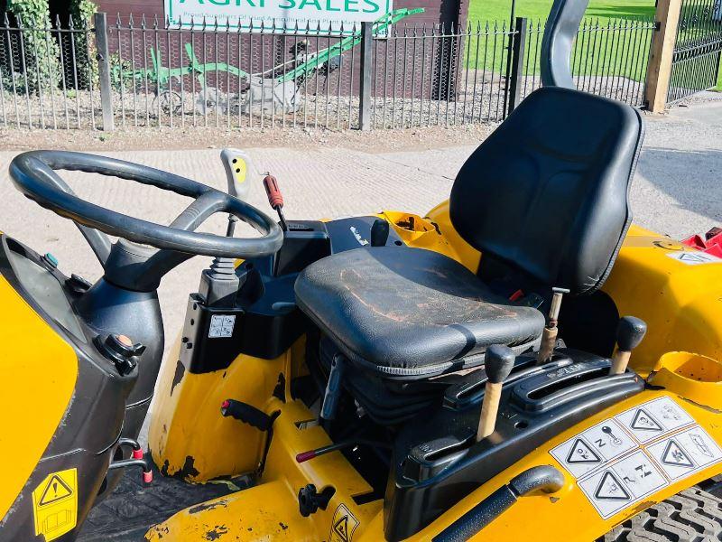 JCB 323HST 4WD TRACTOR *256 HOURS* C/W FRONT WEIGHTS & ROTOVATOR *VIDEO*