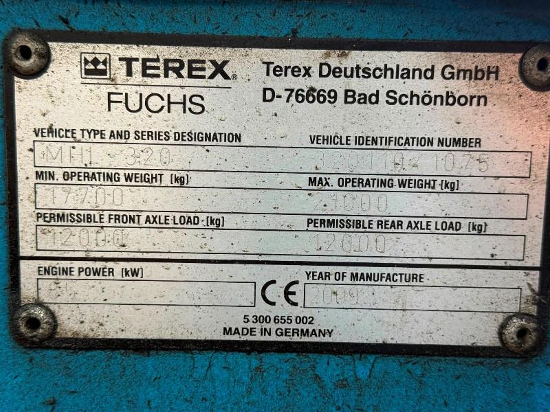 TEREX FUCHS MHL320 SCRAP HANDLER*C/W ROTATING SCRAP GRAB*VIDEO*