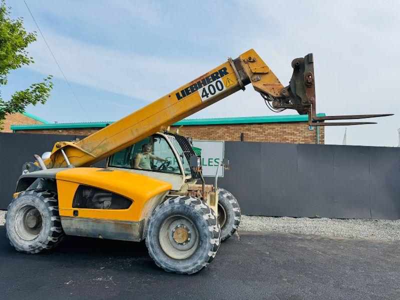 LIEBHERR 435-10 TURBO TELEHANDLER*C/W PALLET TINES*VIDEO*