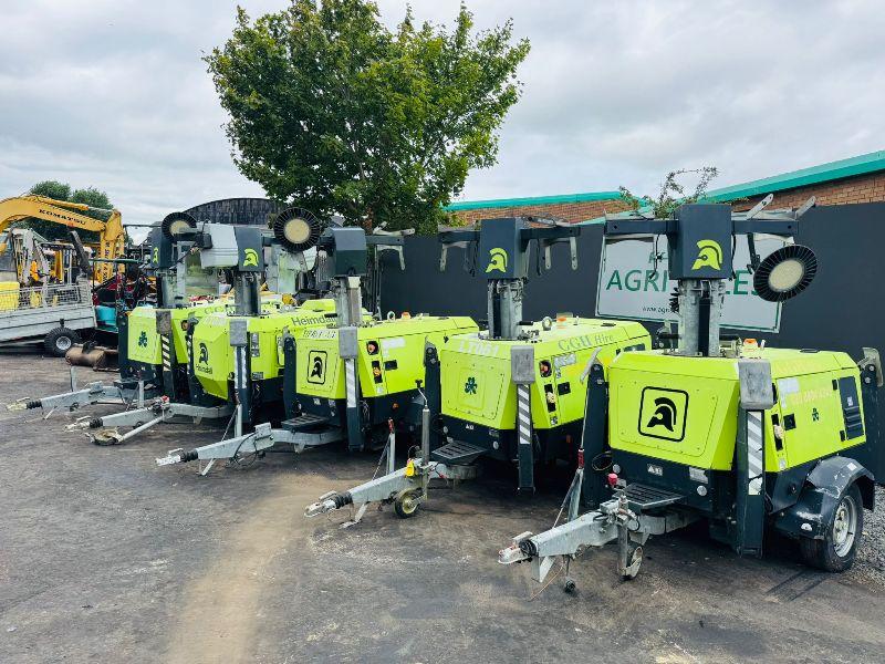 HEIMDALL LIGHTING TOWERS*C/W HYDRAULIC LEGS*YEAR 2015*VIDEO*