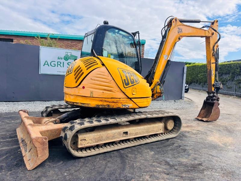 JCB 8080 TRACKED EXCAVATOR*YEAR 2010*C/W BUCKET*VIDEO*