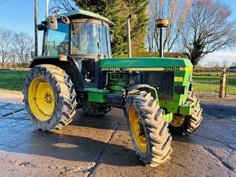 JOHN DEERE 3050 4WD TRACTOR * 40K * C/W REAR LINKAGE *VIDEO*