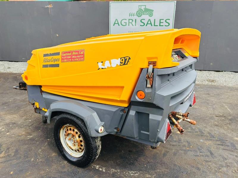 ATLAS COPCO XAS97 TOWABLE AIR COMPRESSOR*YEAR 2014*