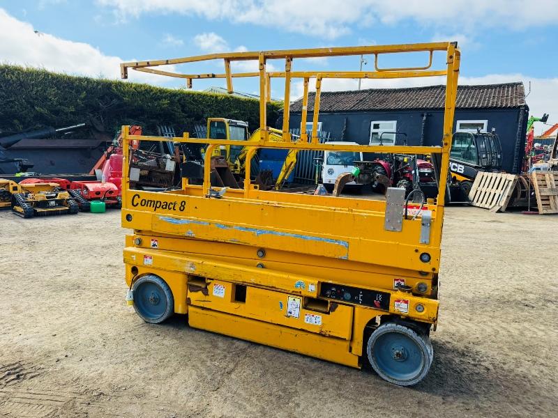HAULOTTE COMPACT 8 SCISSOR LIFT*YEAR 2015*SPARES AND REPAIRS*VIDEO*