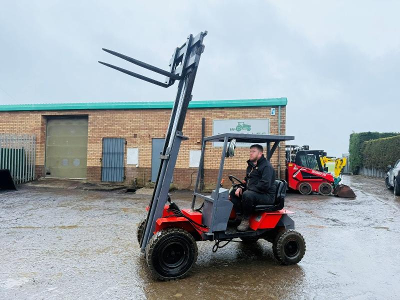 AUSA CE-11 ROUGH TERRAIN FORKLIFT*C/W SIDESHIFT*VIDEO*