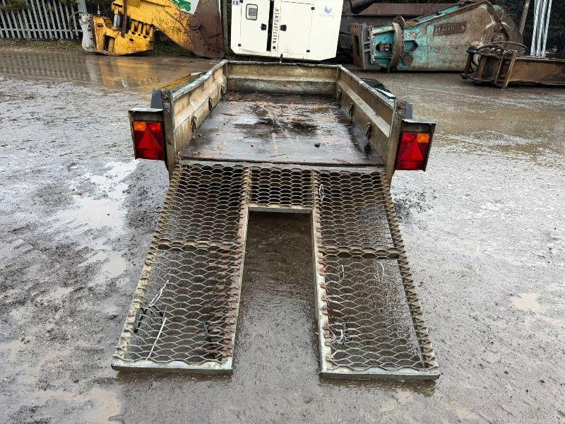 DOUBLE AXLE TRAILER*C/W DROP DOWN RAMP*VIDEO*