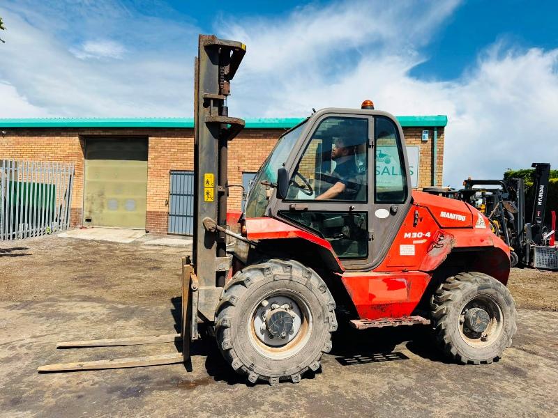 MANITOU M30-4 FORKLIFT*C/W PUH*YEAR 2015*6178 HOURS*VIDEO*