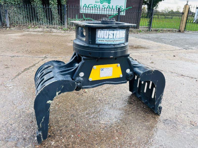 UNUSED MUSTANG GRP150 HYDRAULIC ROTATING SELECTOR GRAB *YEAR 2023* VIDEO *