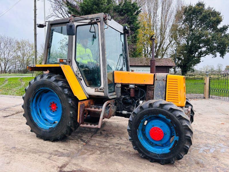 RENAULT 4WD TRACTOR C/W PICK UP HITCH *VIDEO*