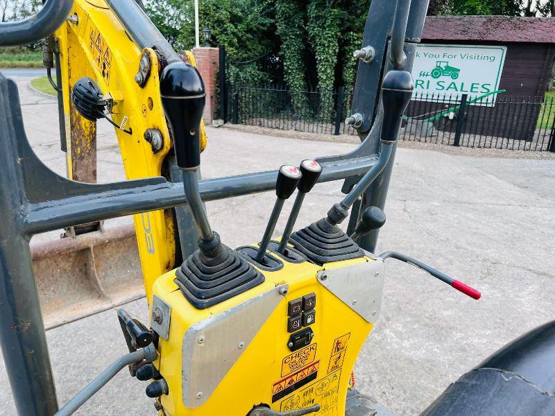 WACKER NEUSON 803 EXCAVATOR *YEAR 2017 , 2838 HOURS* C/W ROLE BAR *VIDEO*