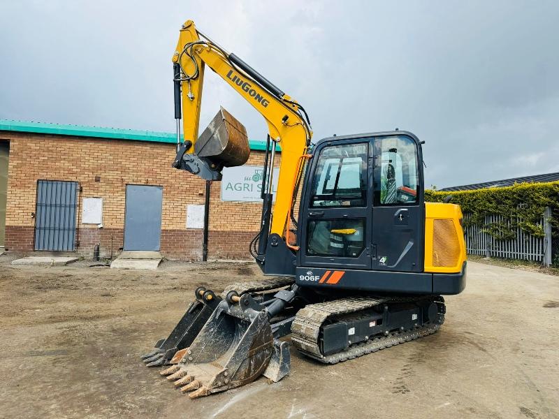 LIUGONG 906F EXCAVATOR*C/W 3 BUCKETS*2026*ONLY 34 HOURS*VIDEO*